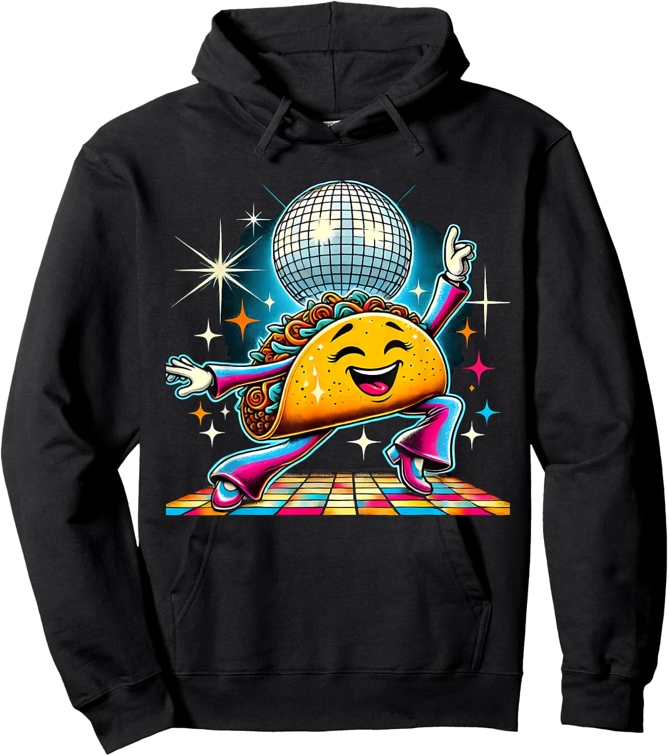 Aesthetic Taco Disco Hoodie - Hoodie | Black