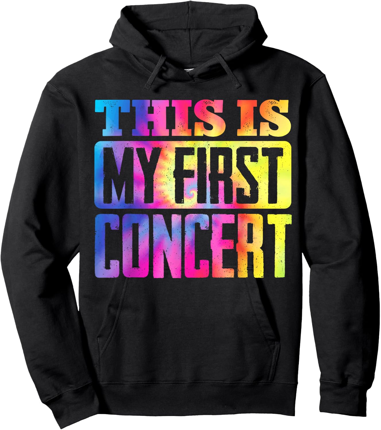 This is My First Concert Hoodie - Hoodie | Black