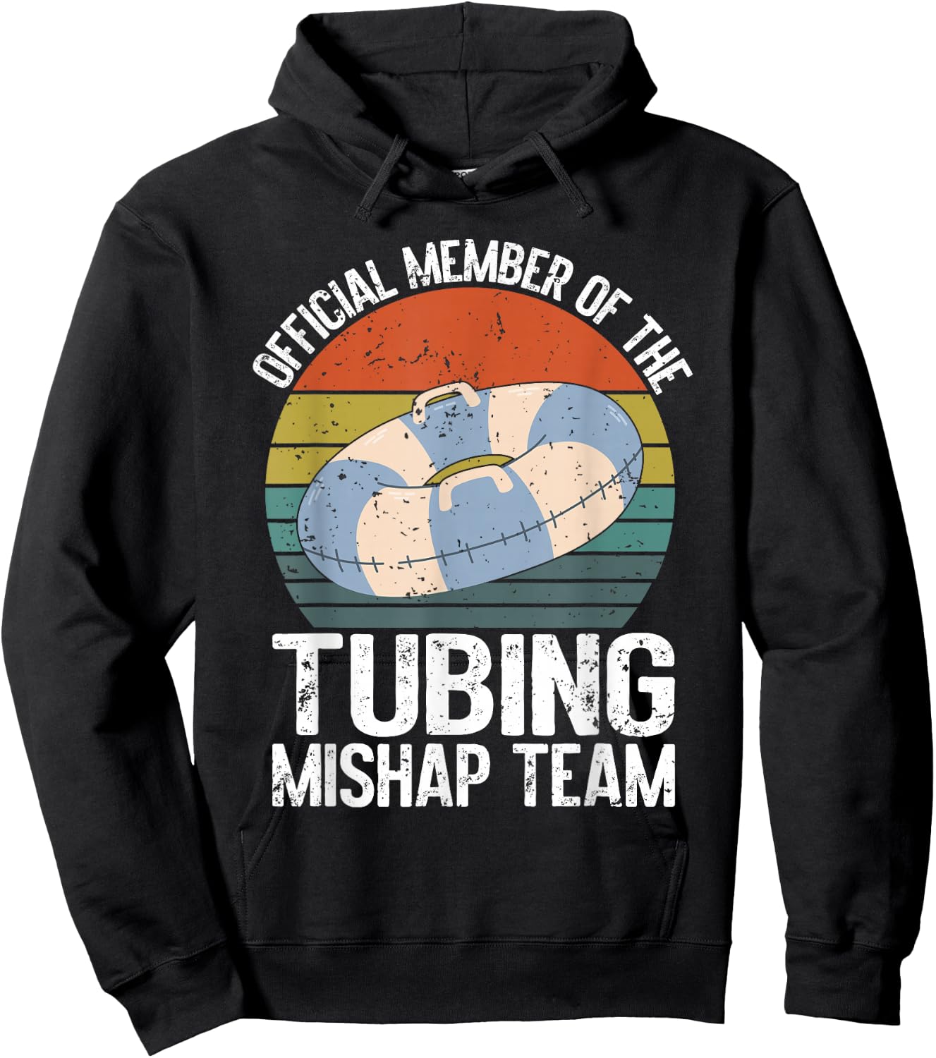 Official Member of the Tubing Mishap Team River Tubing Hoodie - Hoodie | Black