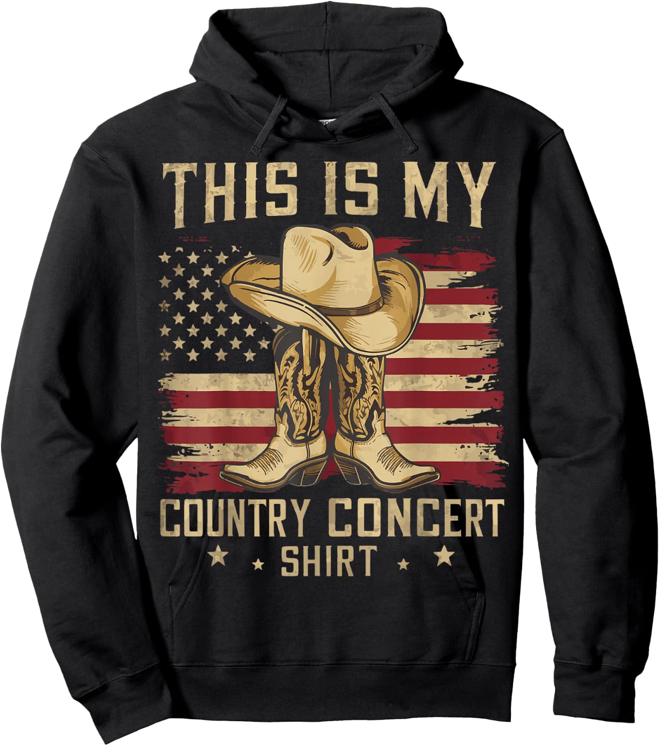 This is My Country Concert Hoodie - Hoodie | Black