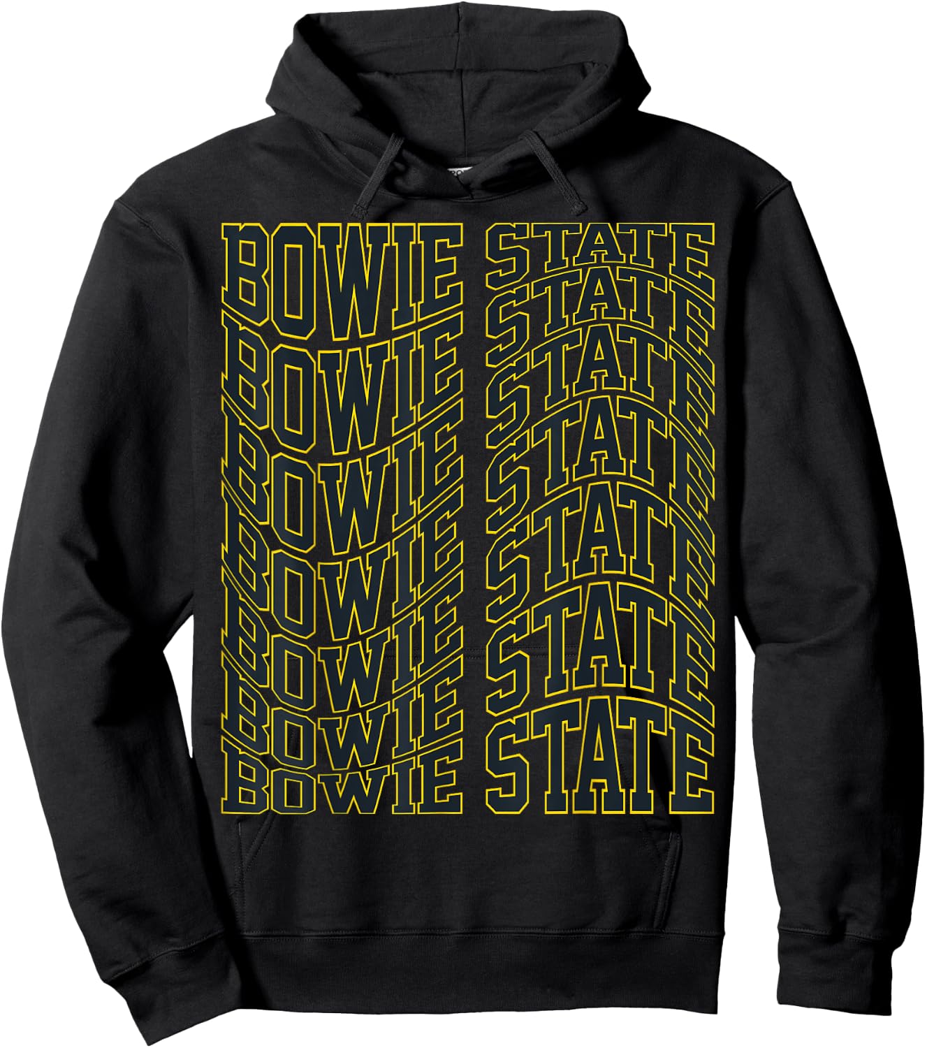 Vintage Bowie Retro State Vintage Study Era Hoodie - Hoodie | Black