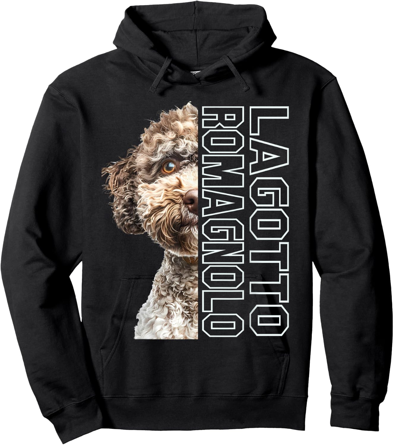 Lagotto Romagnolo , Small, Black Hoodie - Hoodie | Black