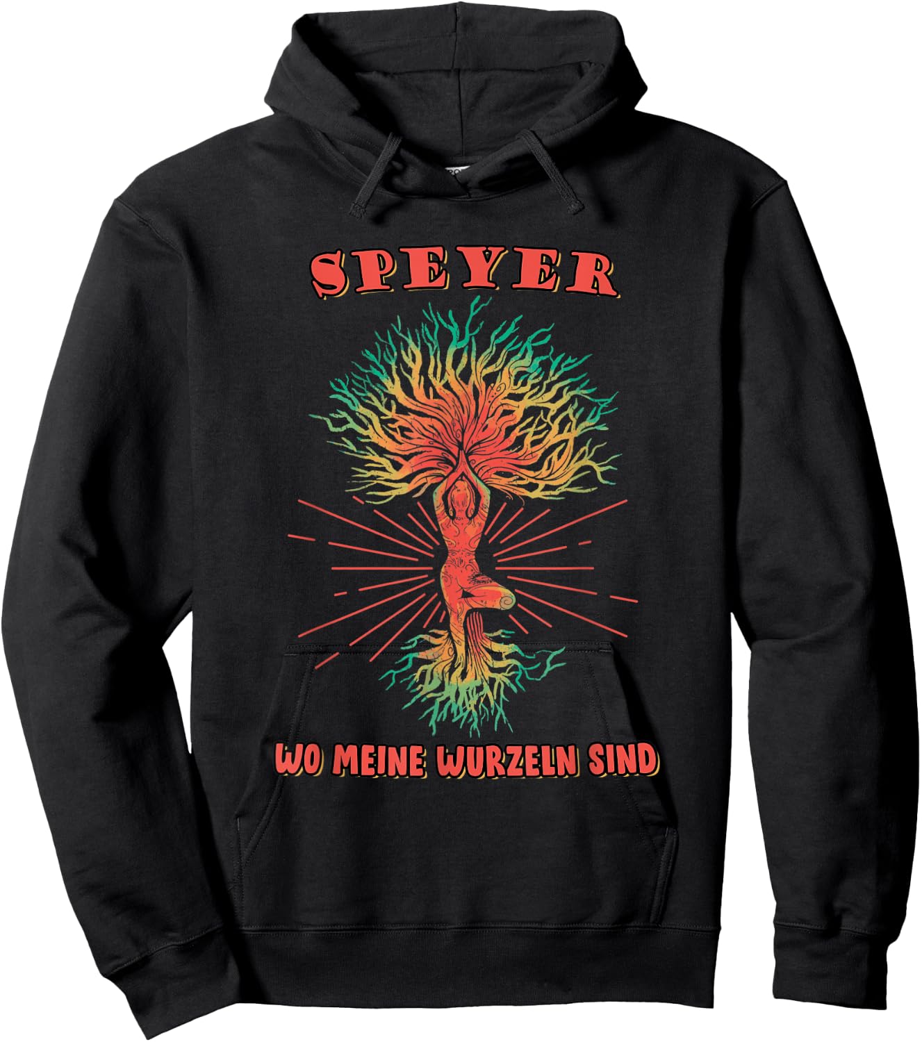 Speyer Holiday Travel Souvenir Roots Hoodie - Hoodie | Black