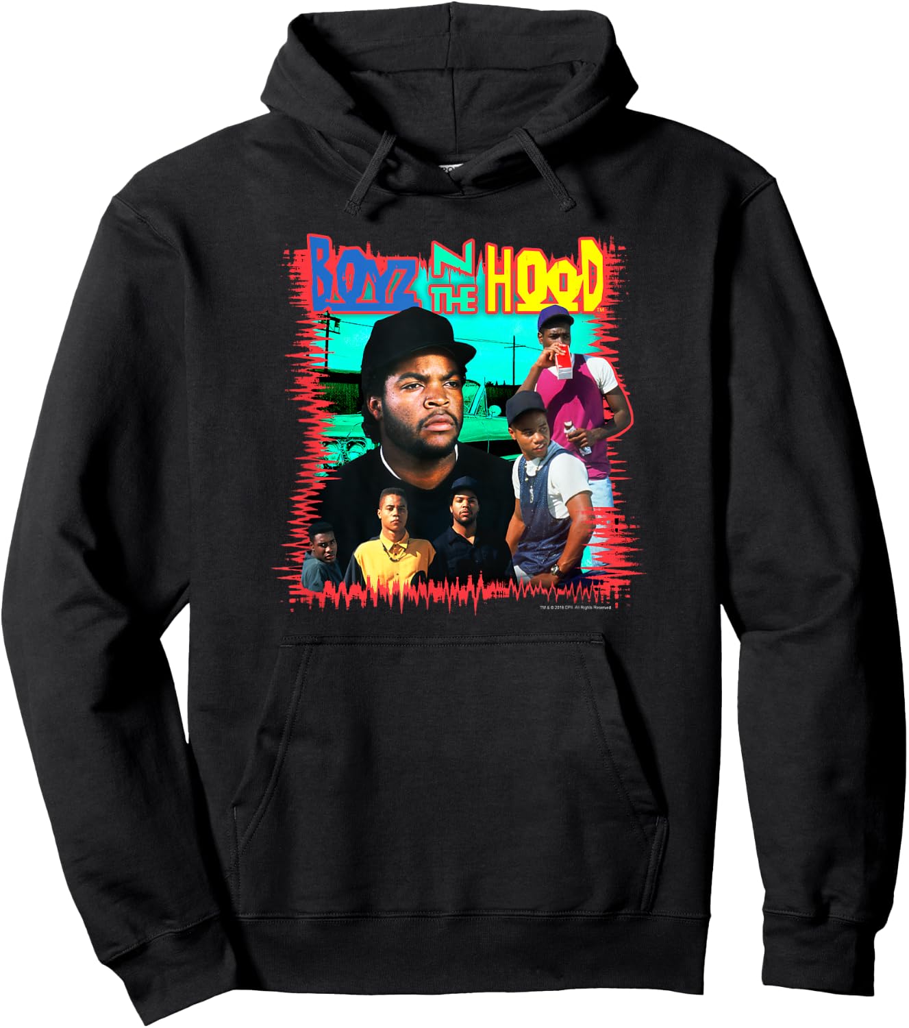 Boyz n the Hood Vintage Poster Style Hoodie - Hoodie | Black
