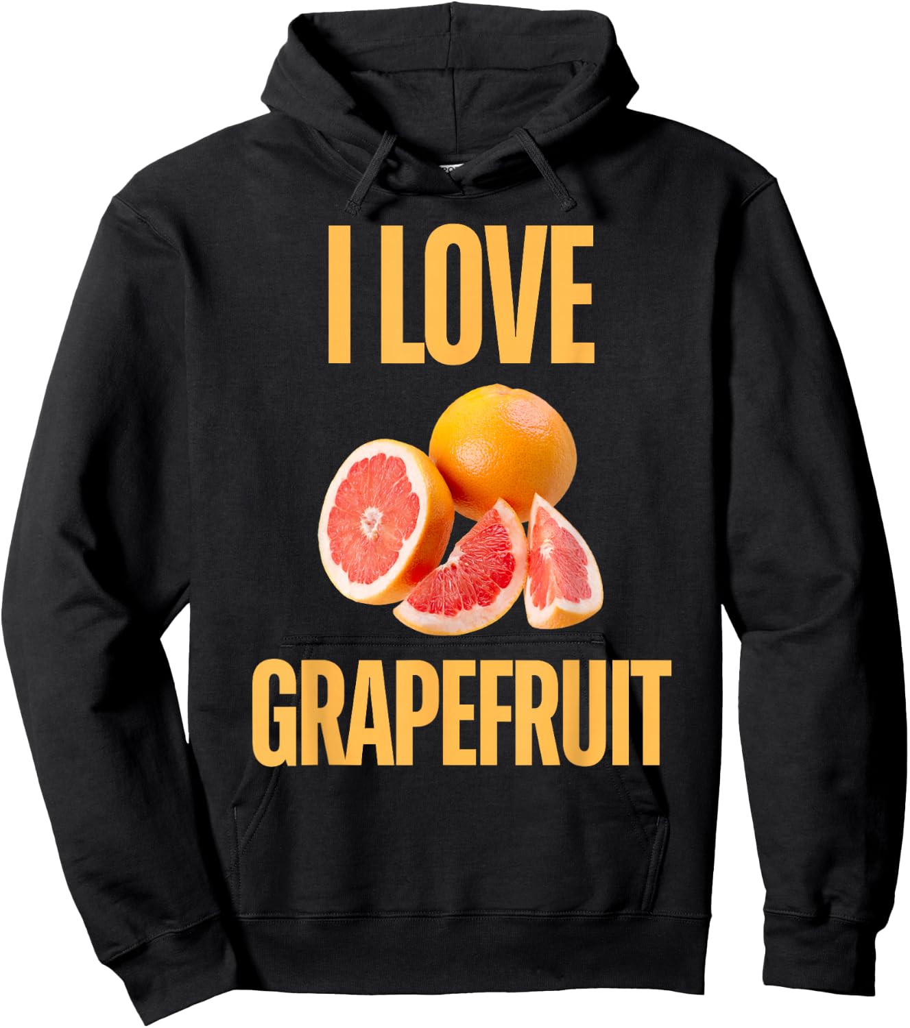 I Love Grapefruit Hoodie - Hoodie | Black