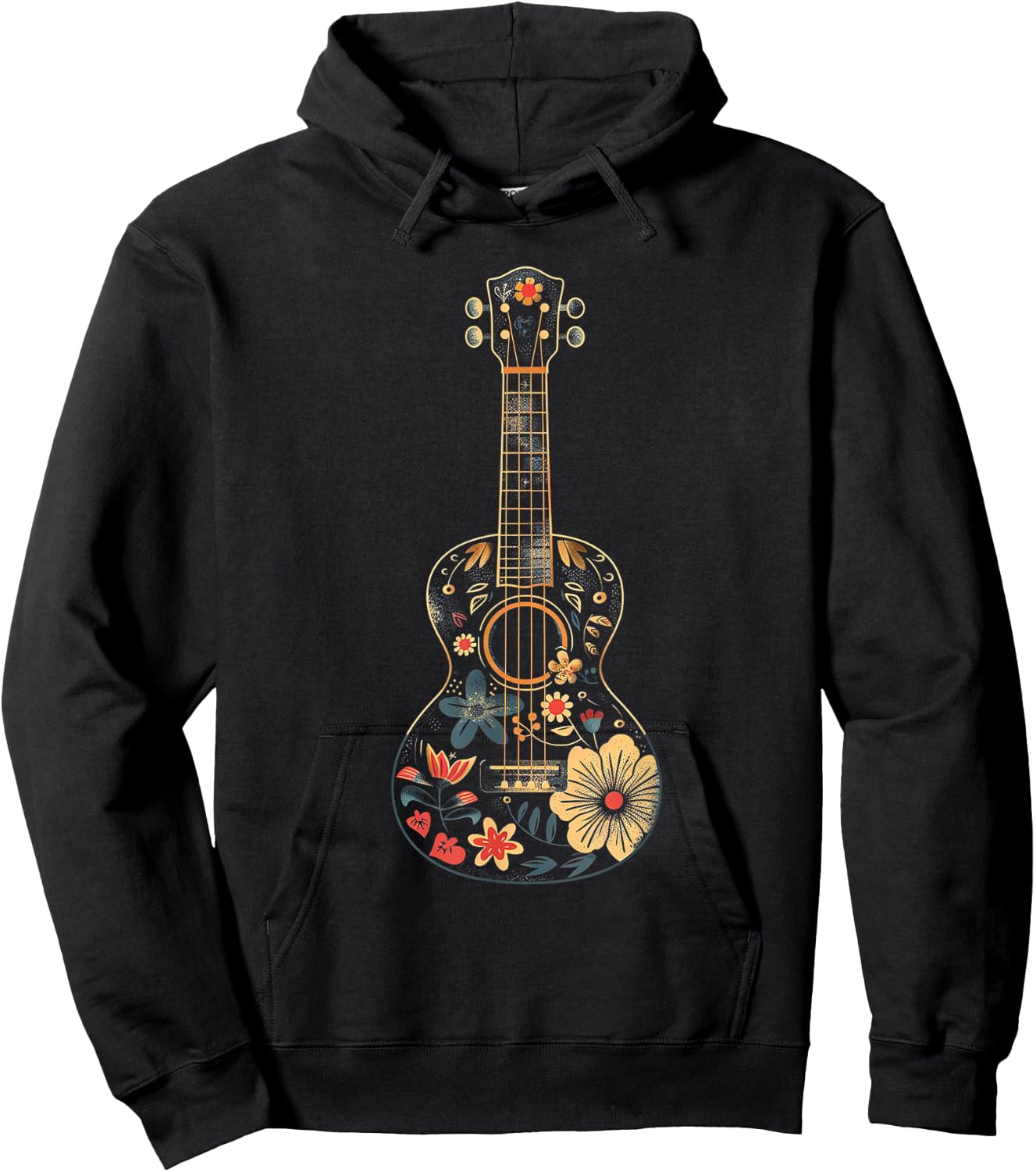 Funny Ukulele Hoodie - Hoodie | Black
