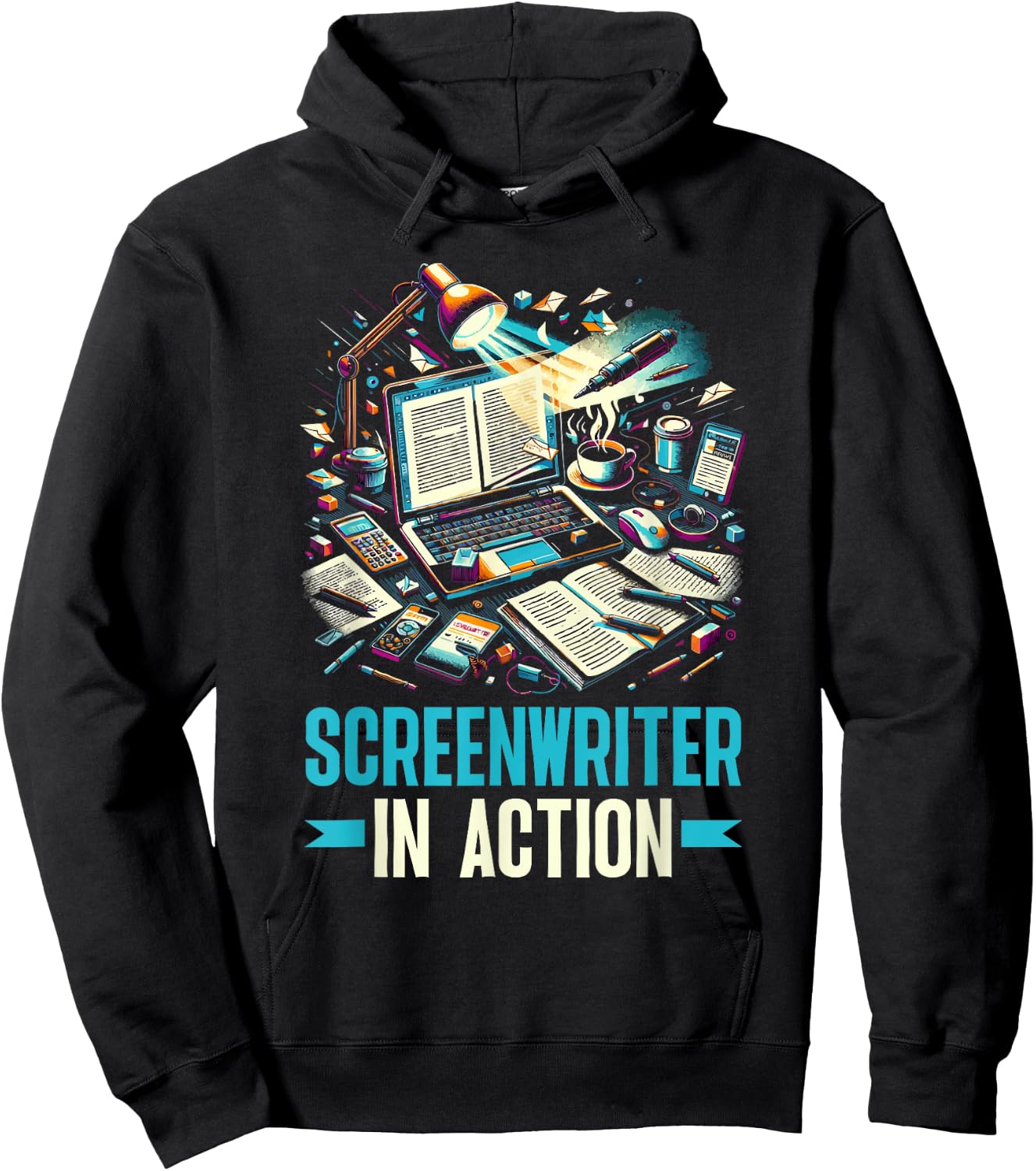 Screenwriter Script Writer Screenplay Screenwriting Hoodie - Hoodie | Black