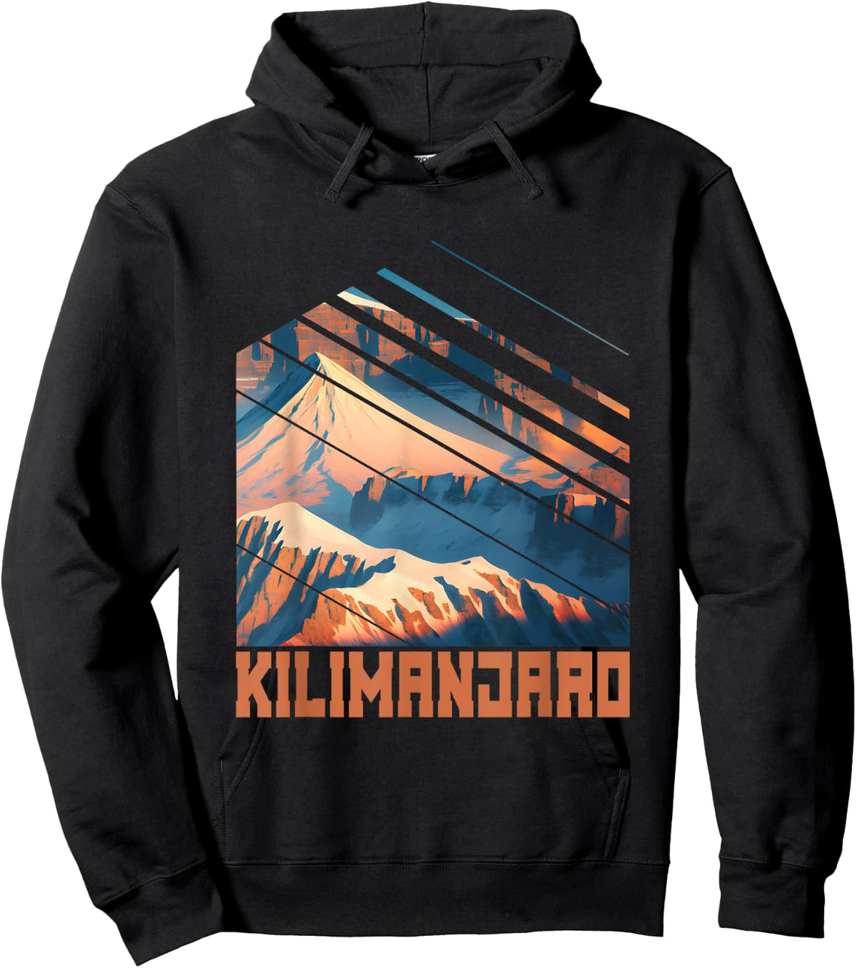 Kilimanjaro Nature Outdoor Hoodie - Hoodie | Black