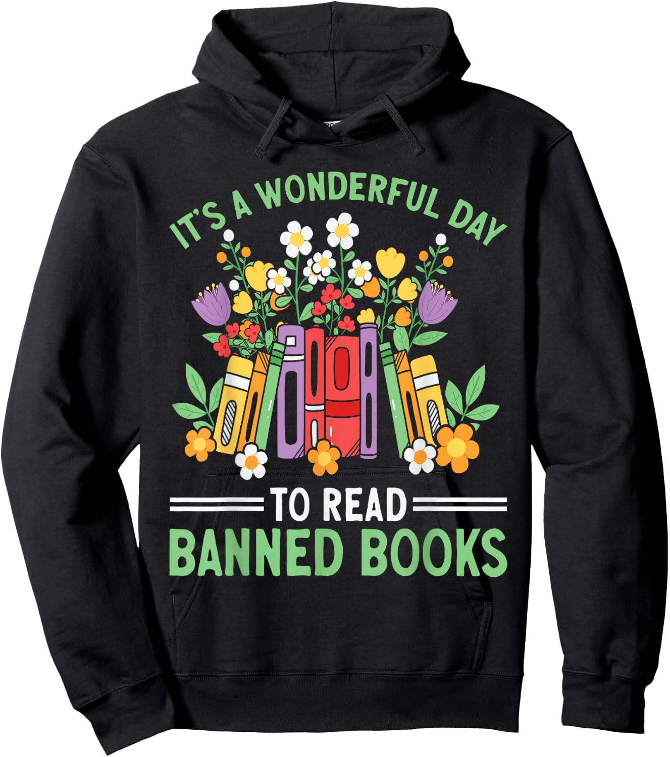 Banned Books Week Librarian Reading Hoodie - Hoodie | Black