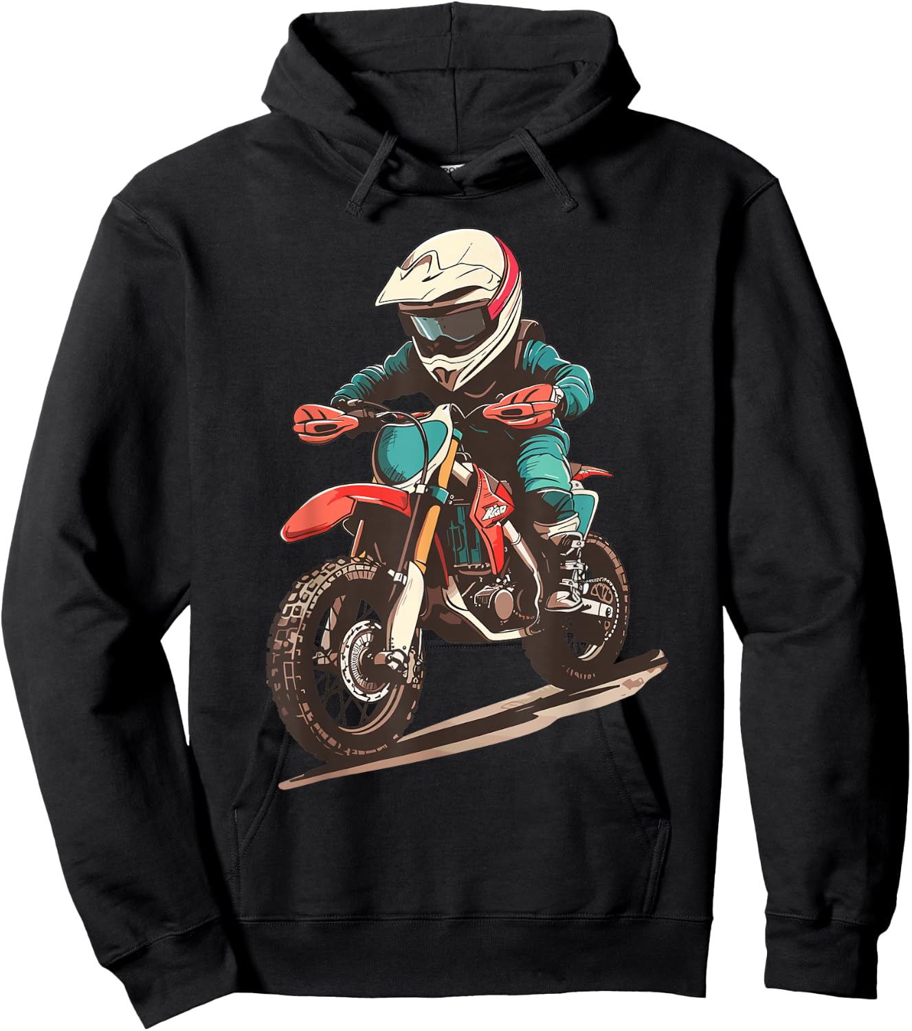 Kids Dirt Bike Hoodie - Hoodie | Black