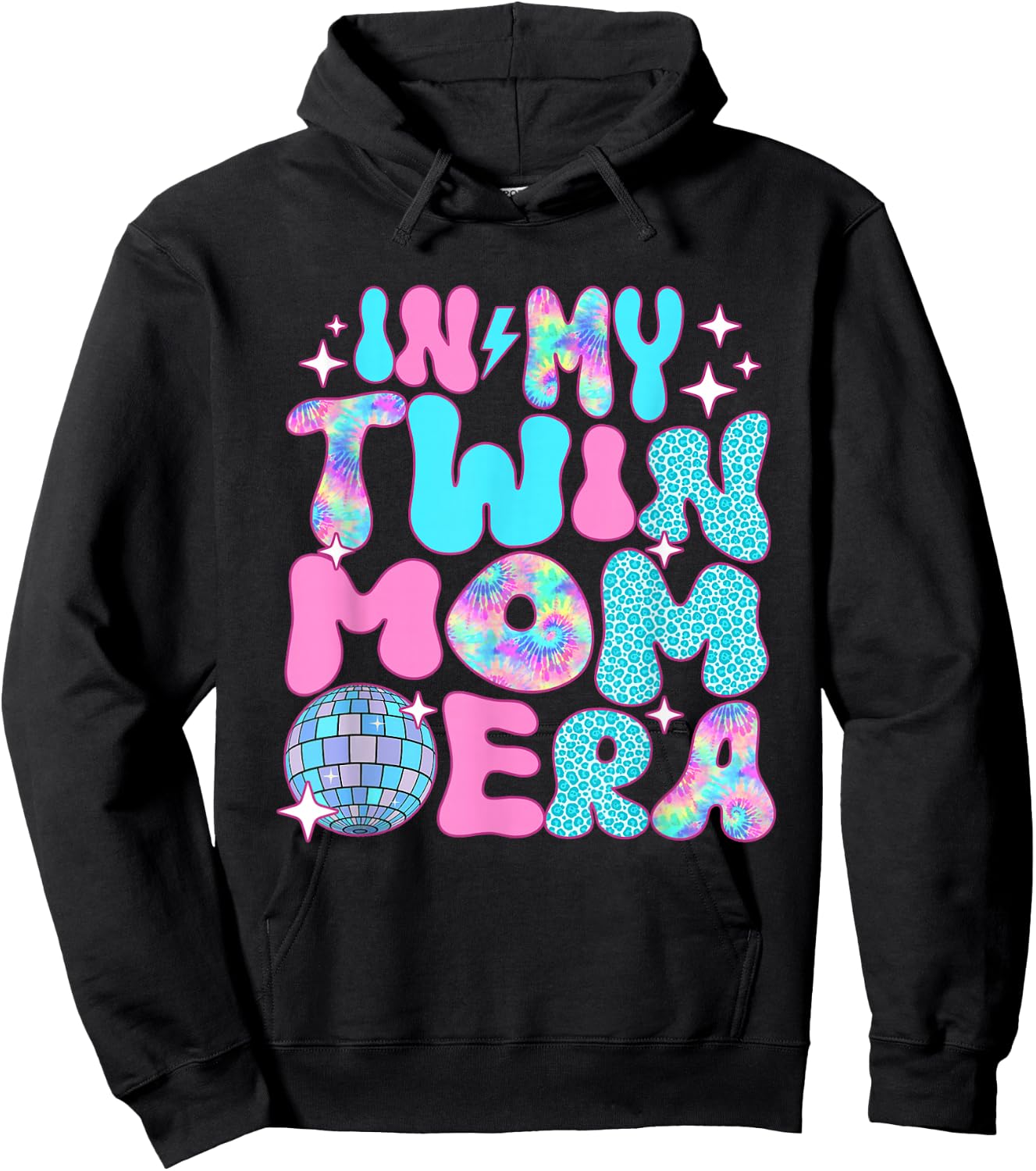 Disco In My Twin Mom Era Hoodie - Hoodie | Black