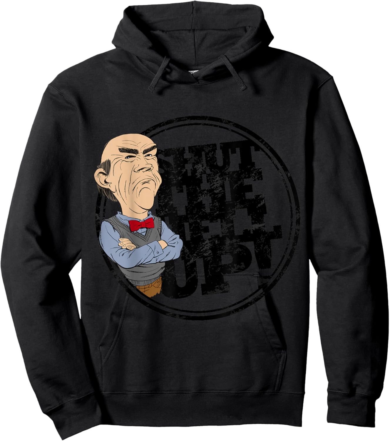Jeff Dunham Shut the Hell Up Walter Shirt Hoodie - Hoodie | Black
