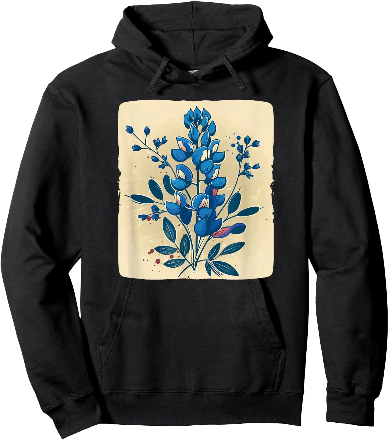 Nice Texan Bluebonnet Costume for Man and Woman Hoodie - Hoodie | Black