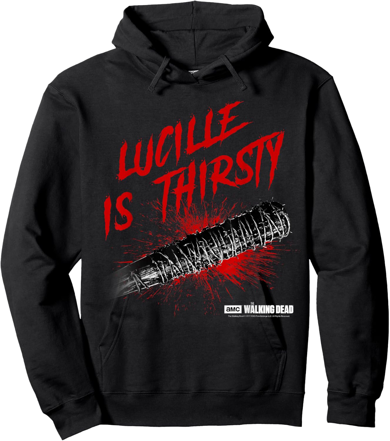 The Walking Dead Lucille is Thirsty Hoodie - Hoodie | Black