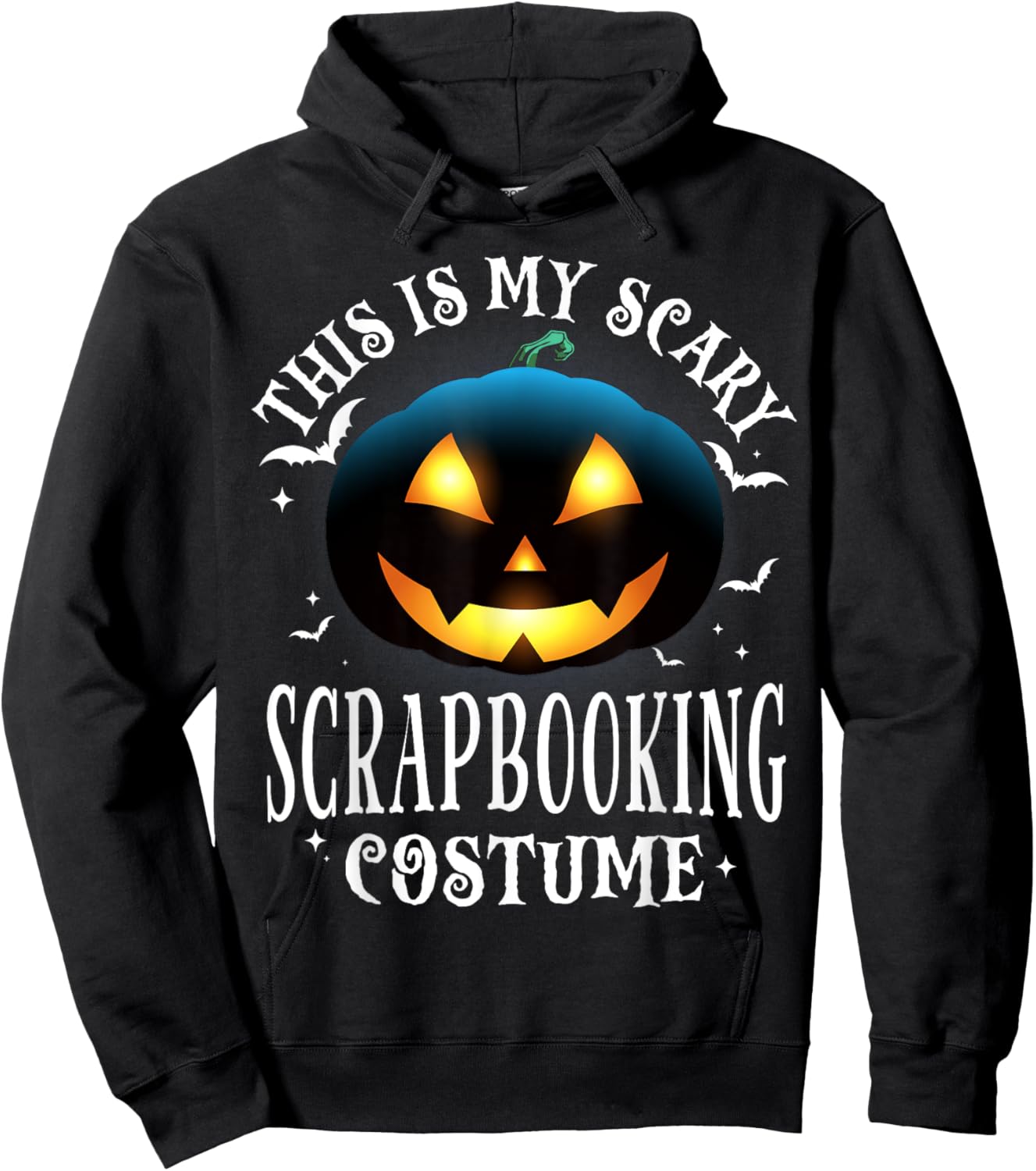 Scrapbooking Halloween Matching Pajama Costume Hoodie - Hoodie | Black