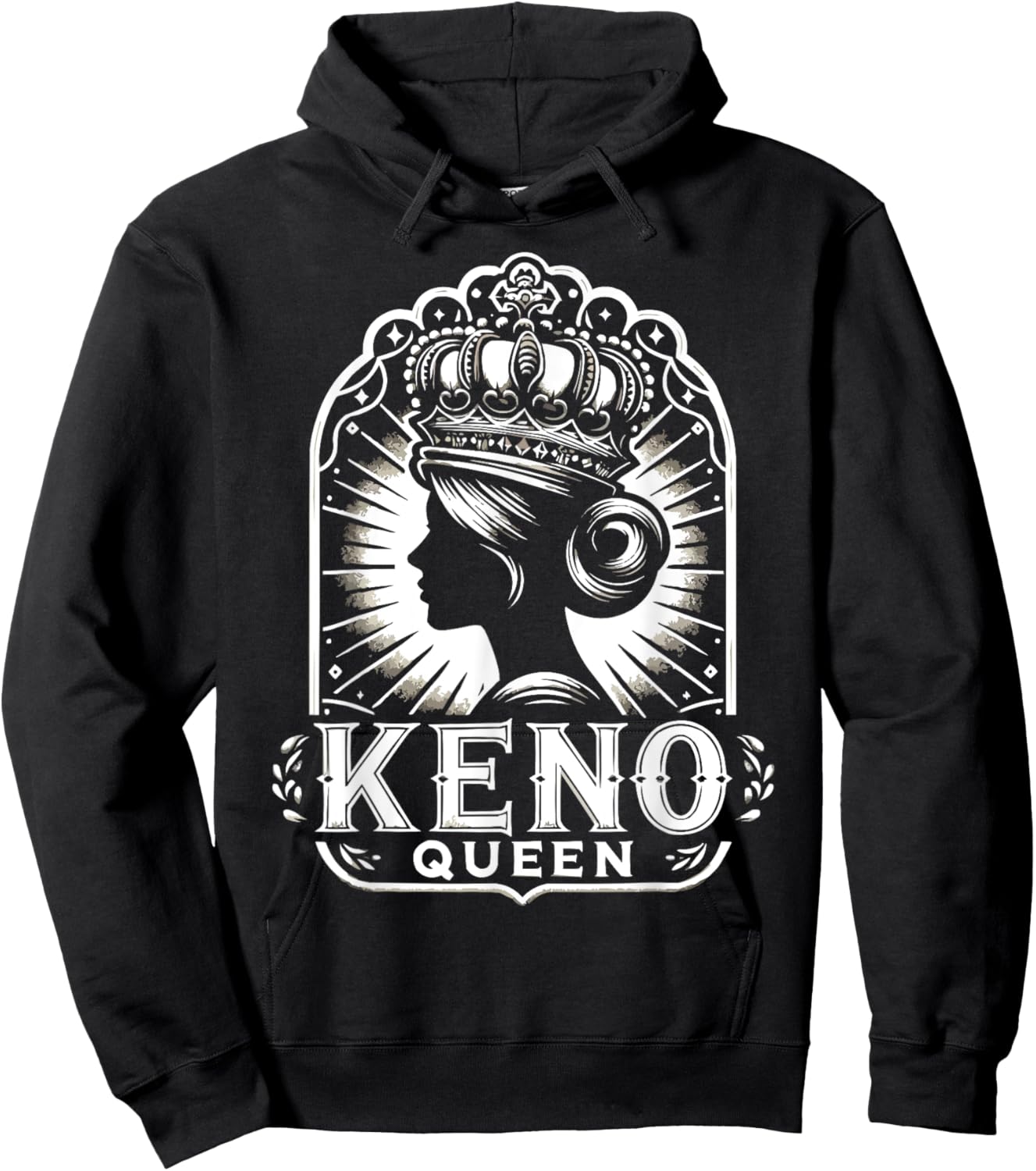 Playing Keno Numbers Casino Keno Player Hoodie - Hoodie | Black