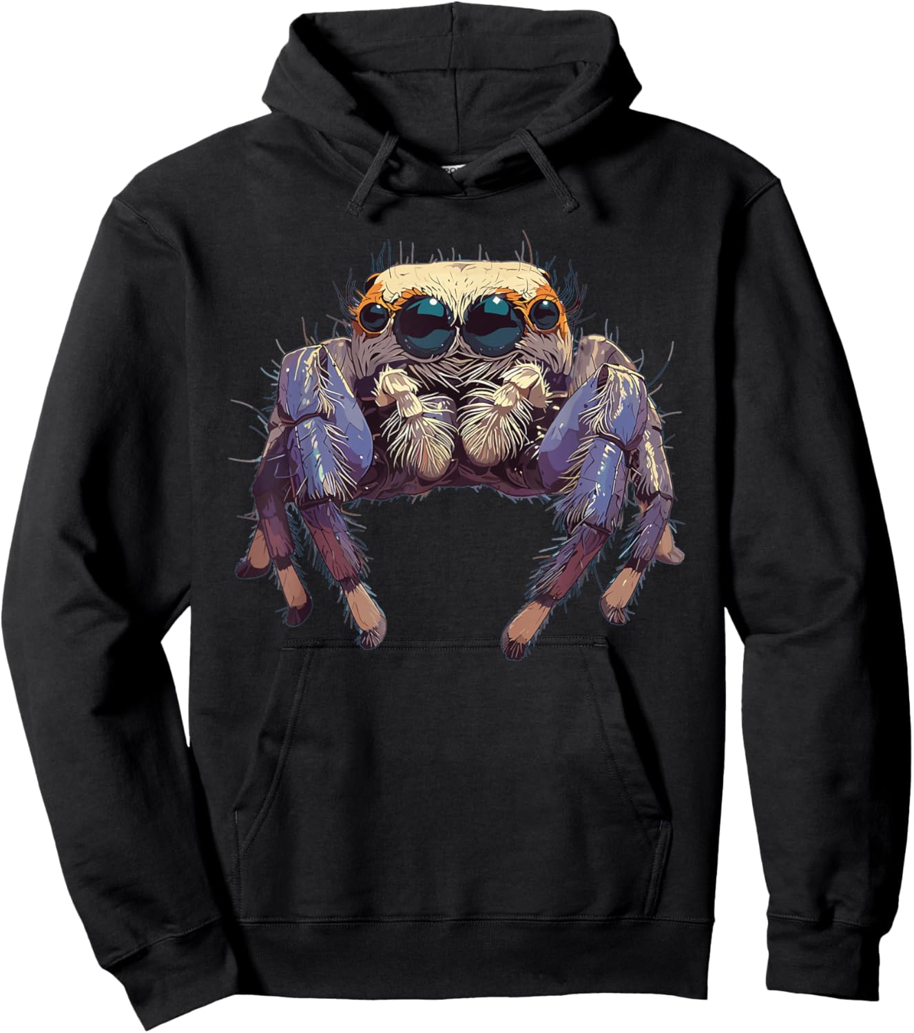 Jumping Spiders Jumping Spider Hoodie - Hoodie | Black