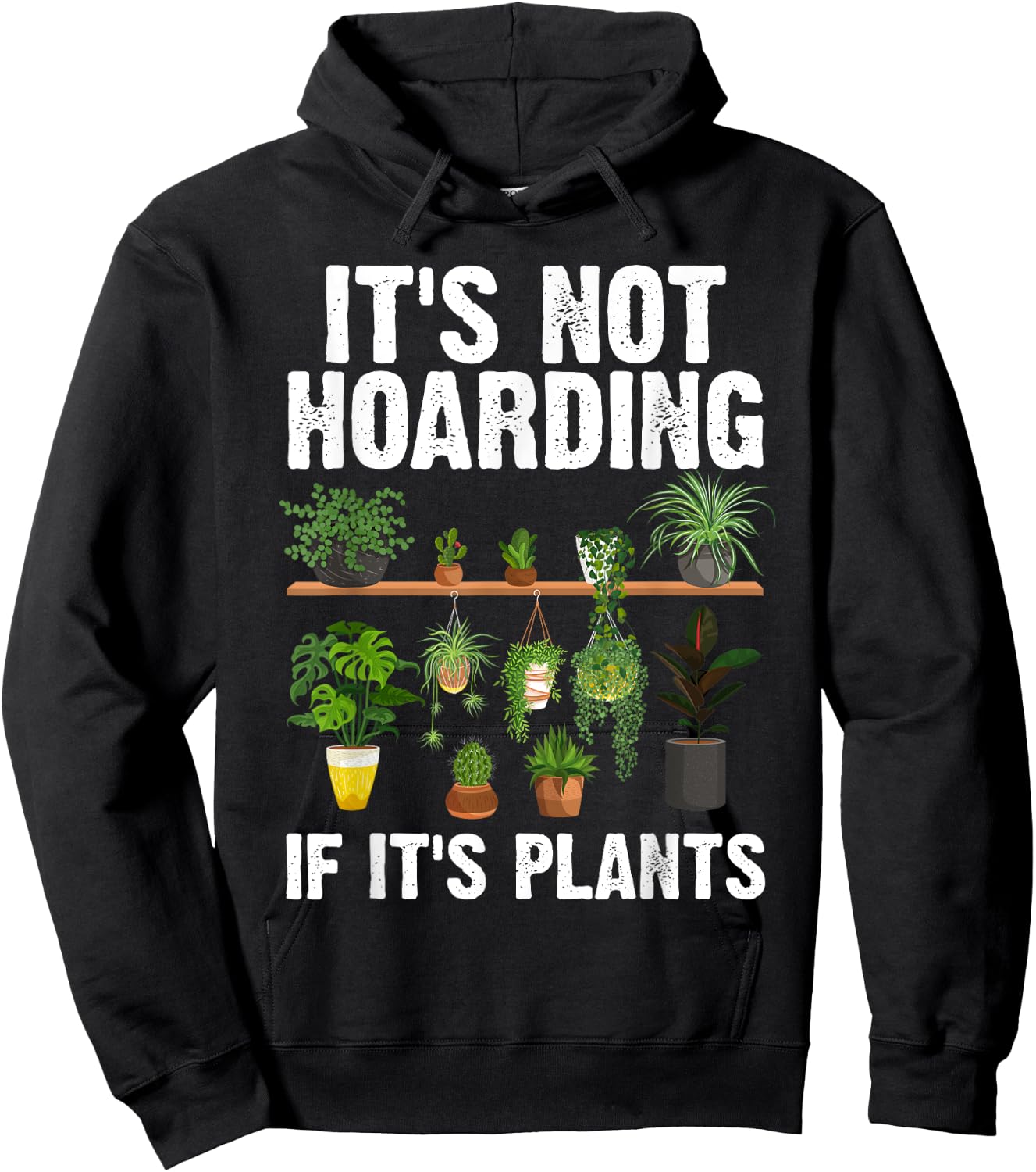 Funny Gardening Design Women Gardener Plant Lover Hoodie - Hoodie | Black