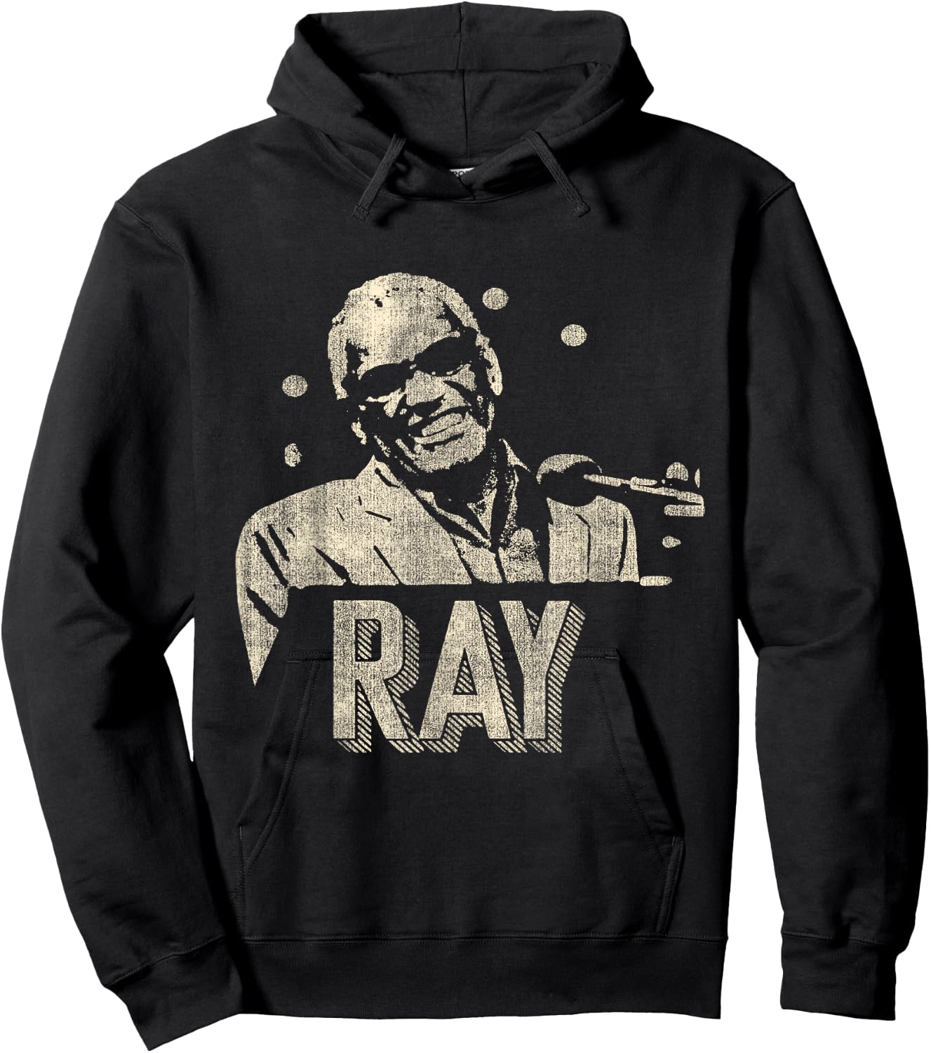Ray Charles - Ray One Color Hoodie - Hoodie | Black