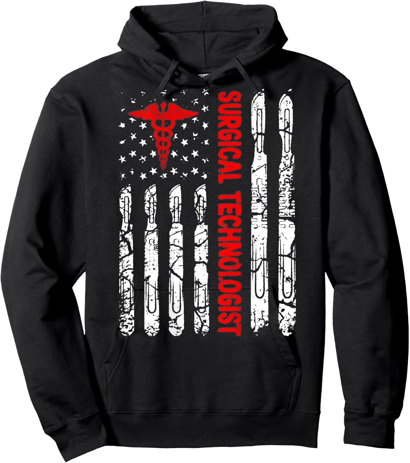 Surgical Technologist Shirt | Scrub Tech Shirt Hoodie - Hoodie | Black