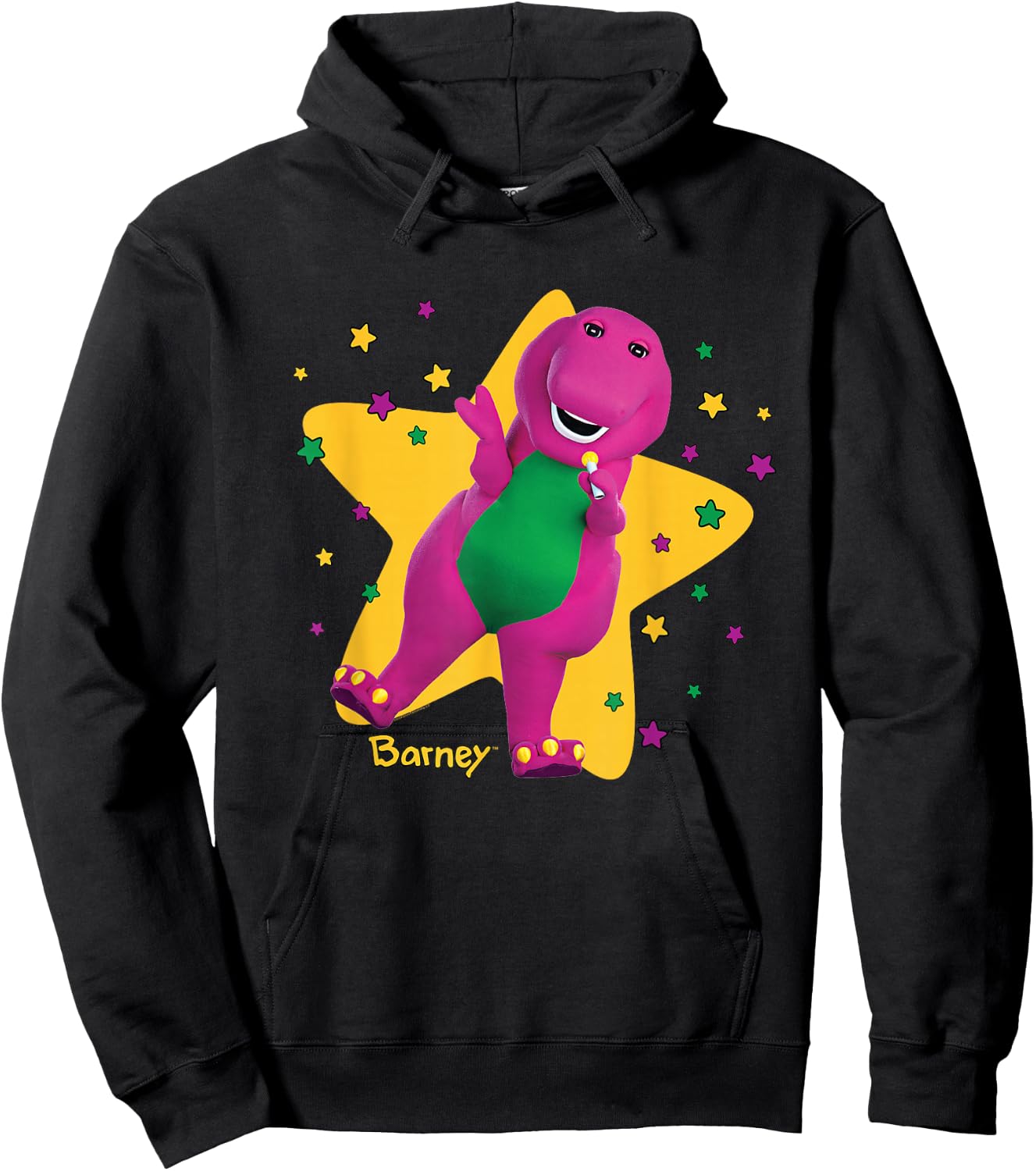 Barney - Barney Star Hoodie - Hoodie | Black