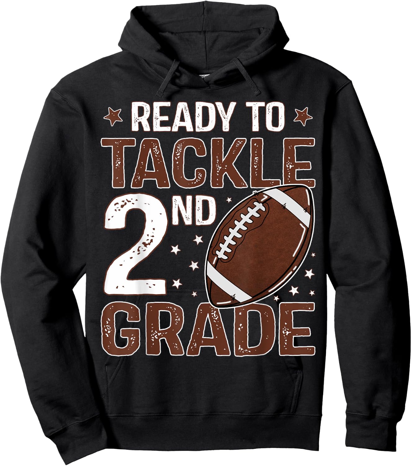 Ready To Tackle Second Grade First Day Of 2nd Grade Boys Hoodie - Hoodie | Black