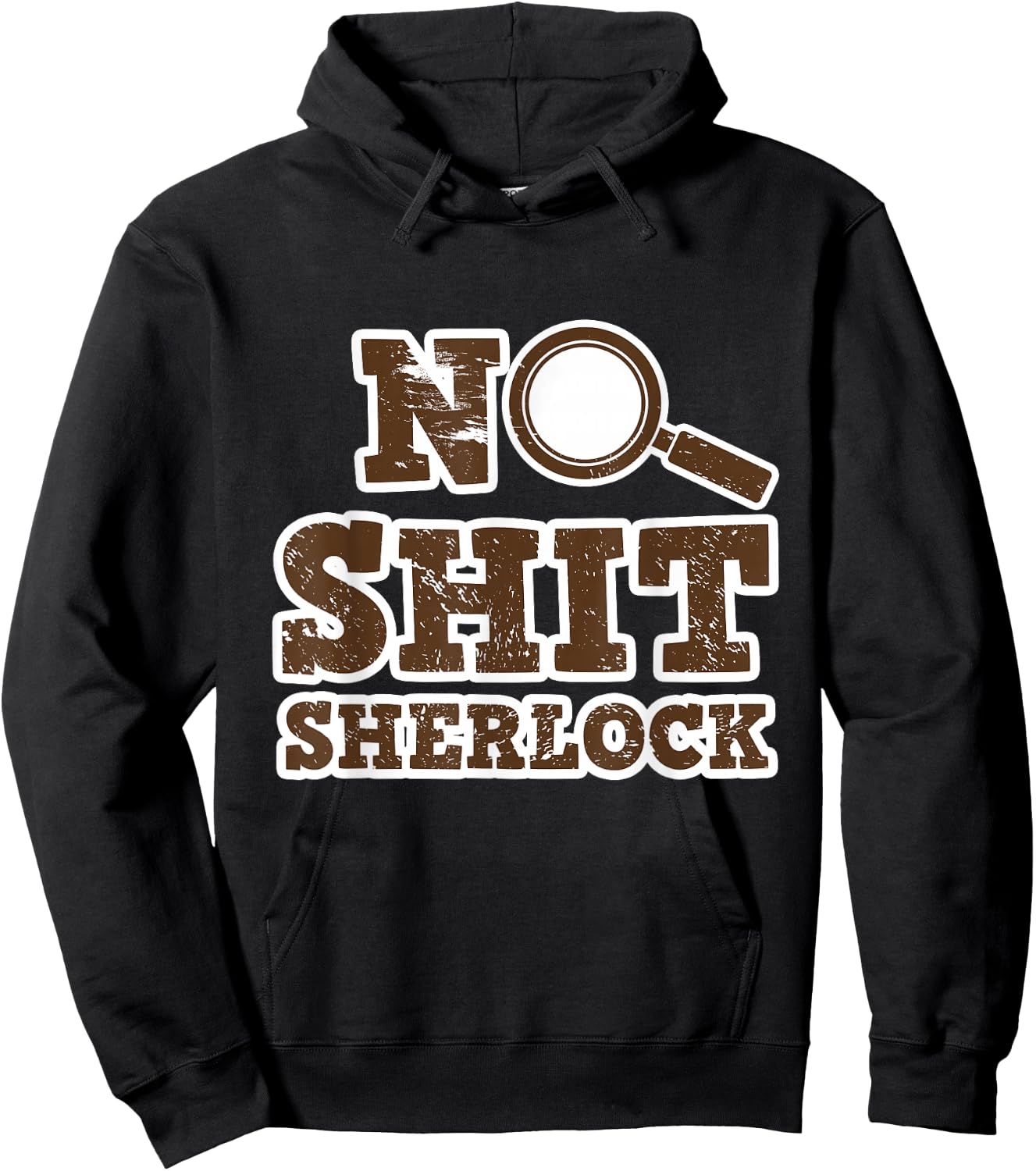 Detective design - No Shit Sherlock Hoodie - Hoodie | Black