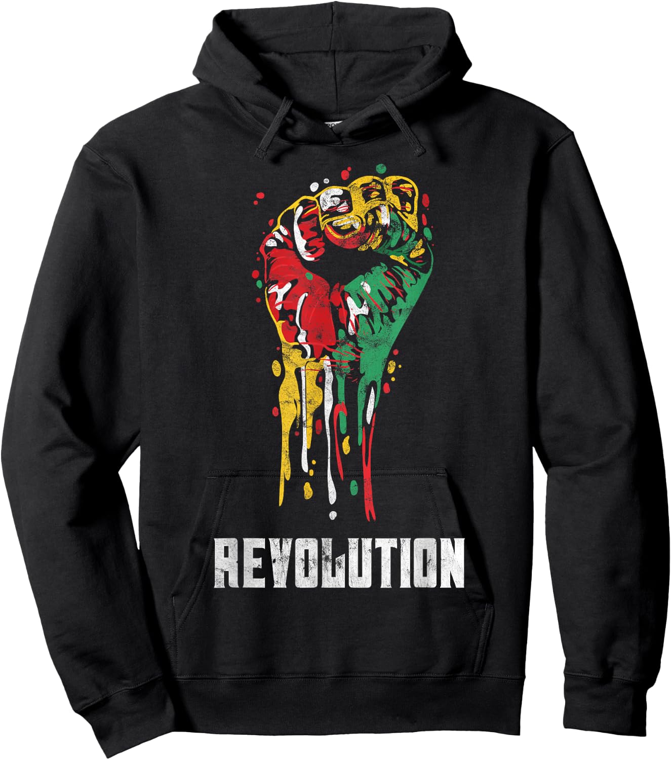 Revolution Reggae Style Design For Reggae Music Lovers Hoodie - Hoodie | Black