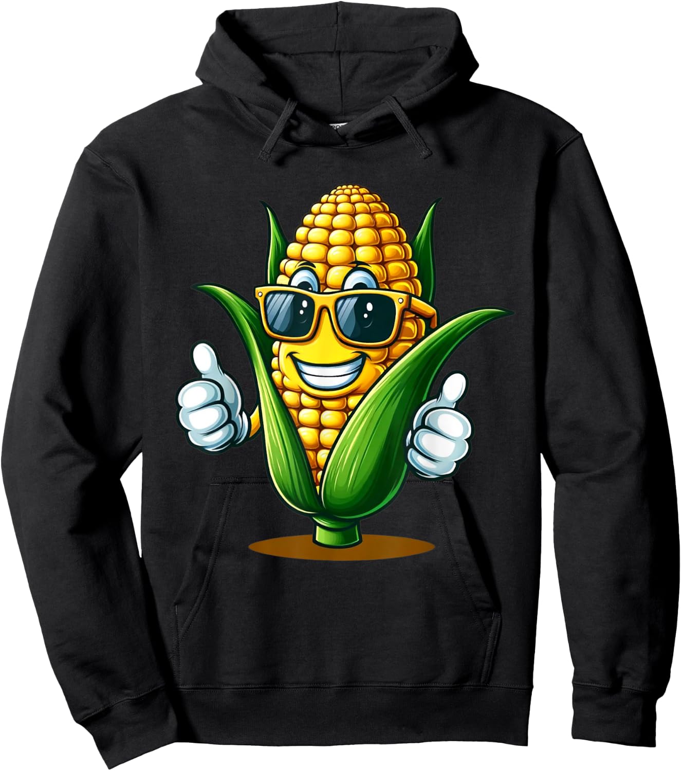 Funny Corn Design Sweet Corn On The Cob Lovers Women Hoodie - Hoodie | Black
