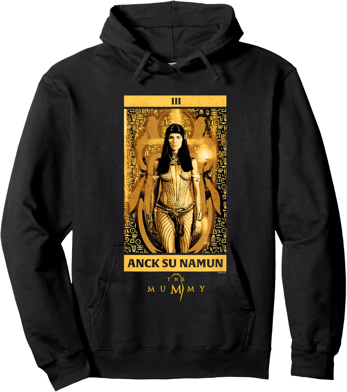 The Mummy Anck-Su-Namun Vintage Tarot Card Hoodie - Hoodie | Black