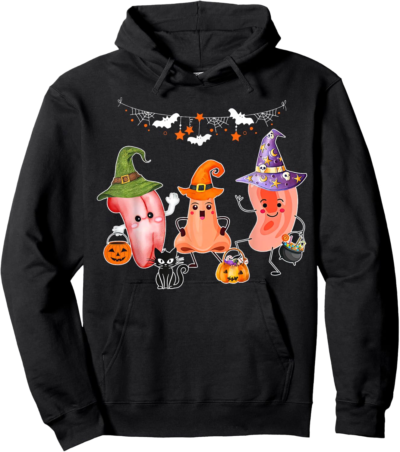 Otolaryngologist Halloween Spooky ENT Ear Nose And Throat Hoodie - Hoodie | Black