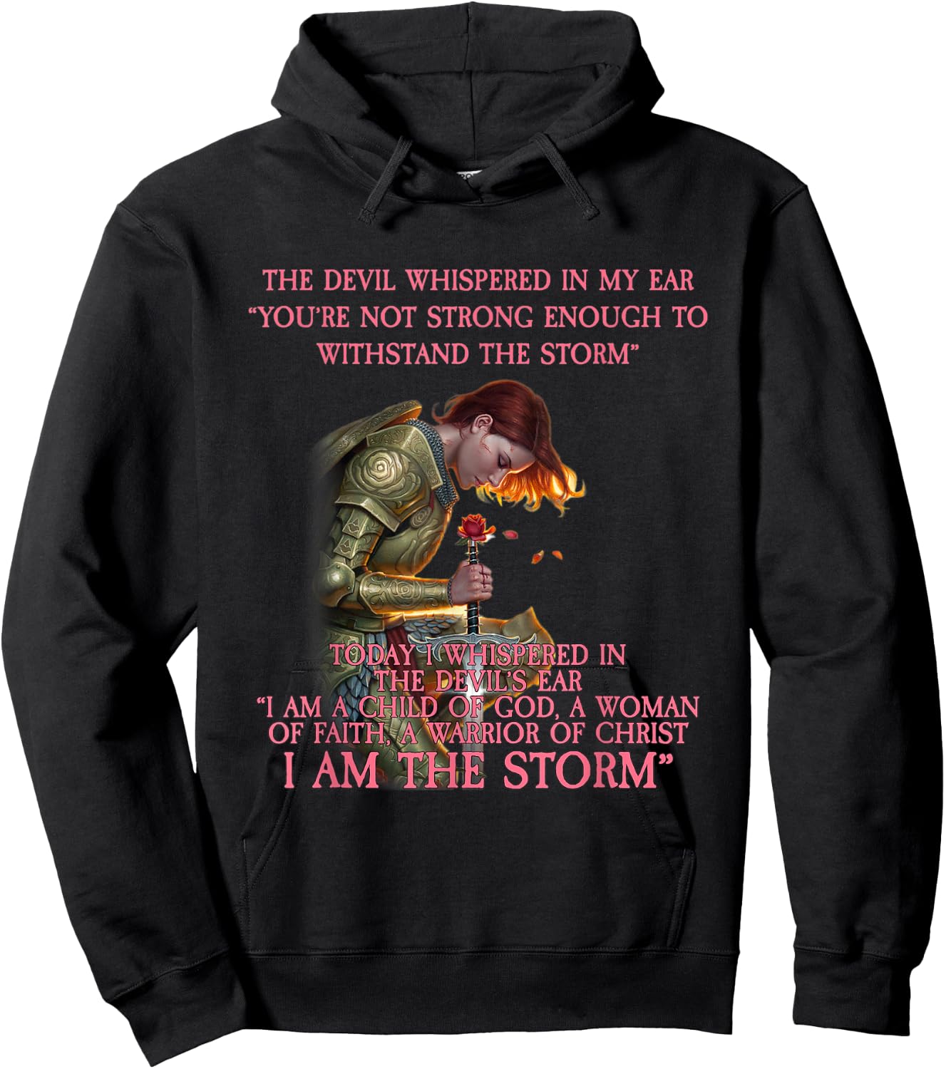 I Am A Child Of God A Woman Of Faith Cute Gift Hoodie - Hoodie | Black