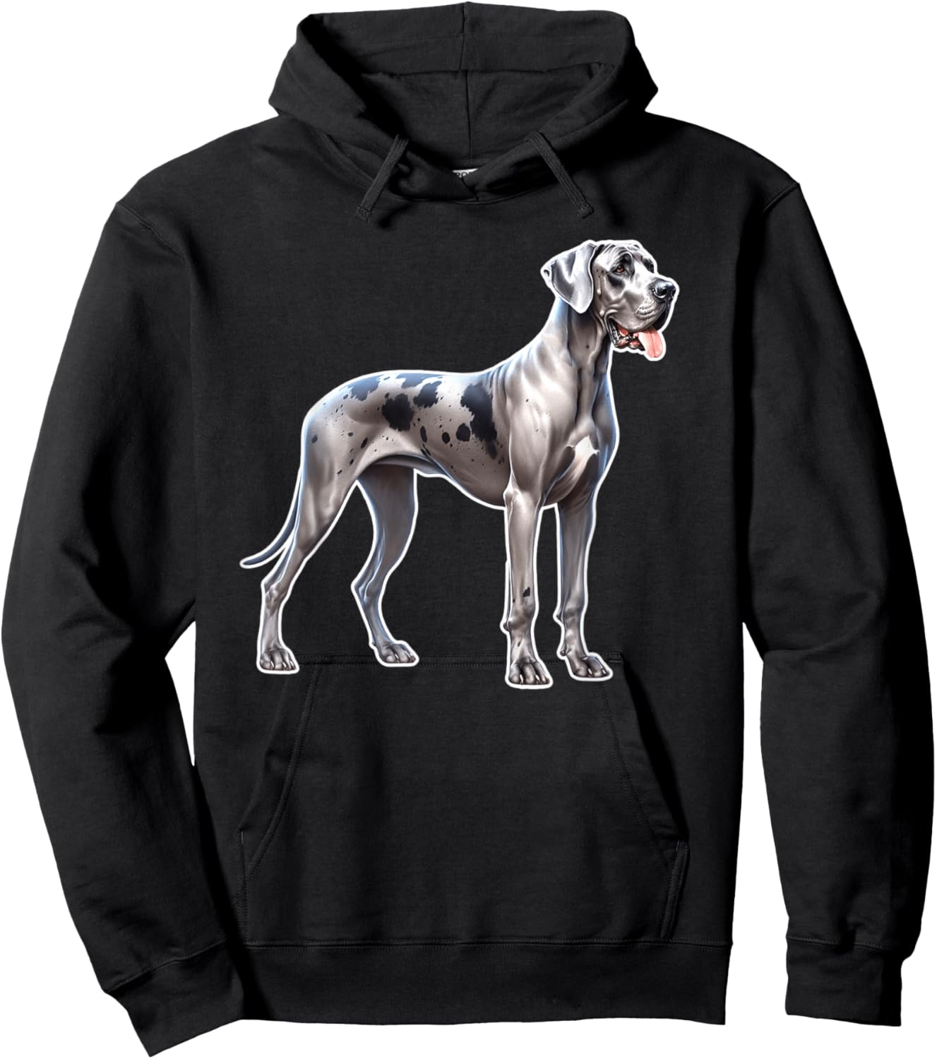 Great Dane Dog Hoodie - Hoodie | Black