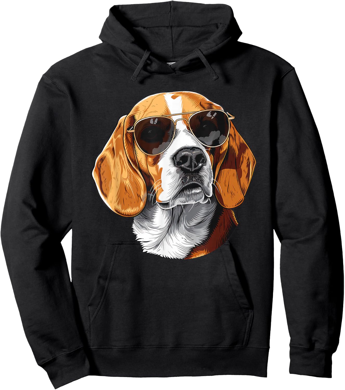 Beagle Dog Sunglasses Men Women Girls Kids Hoodie - Hoodie | Black