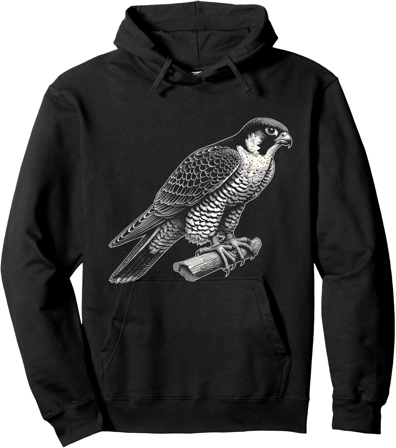 Peregrine Falcon Lover Theme Designs Peregrine Falcon Bird Graphic Artwork Design Hoodie - Hoodie | Black