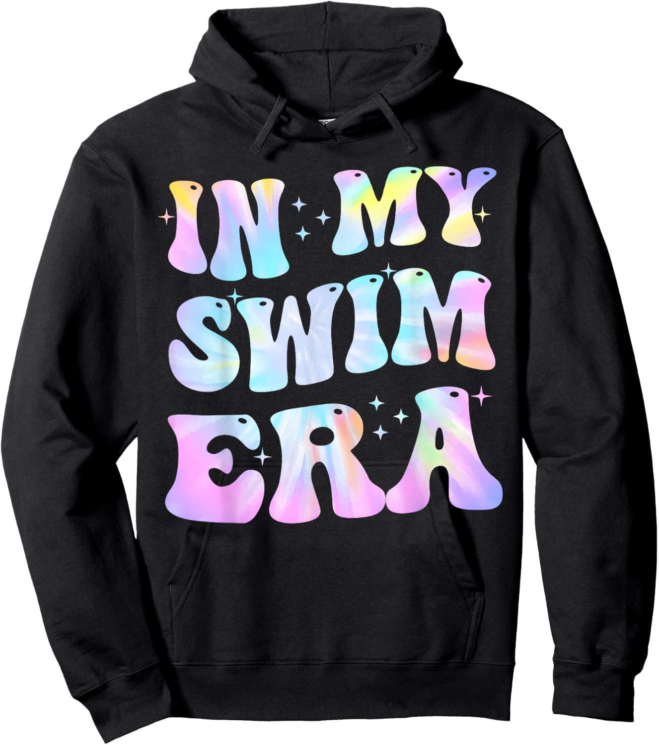 Retro In My Swim Era Swimming Swimmers Women Men Kids Hoodie - Hoodie | Black