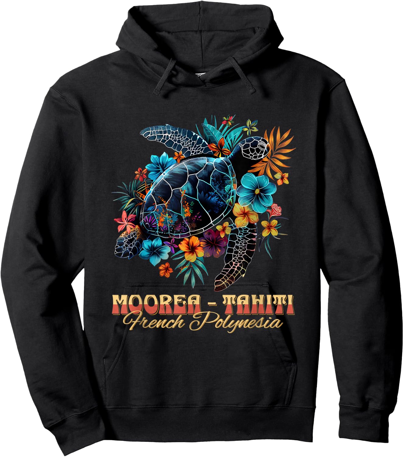 French Polynesia Moorea Tahiti Hoodie - Hoodie | Black