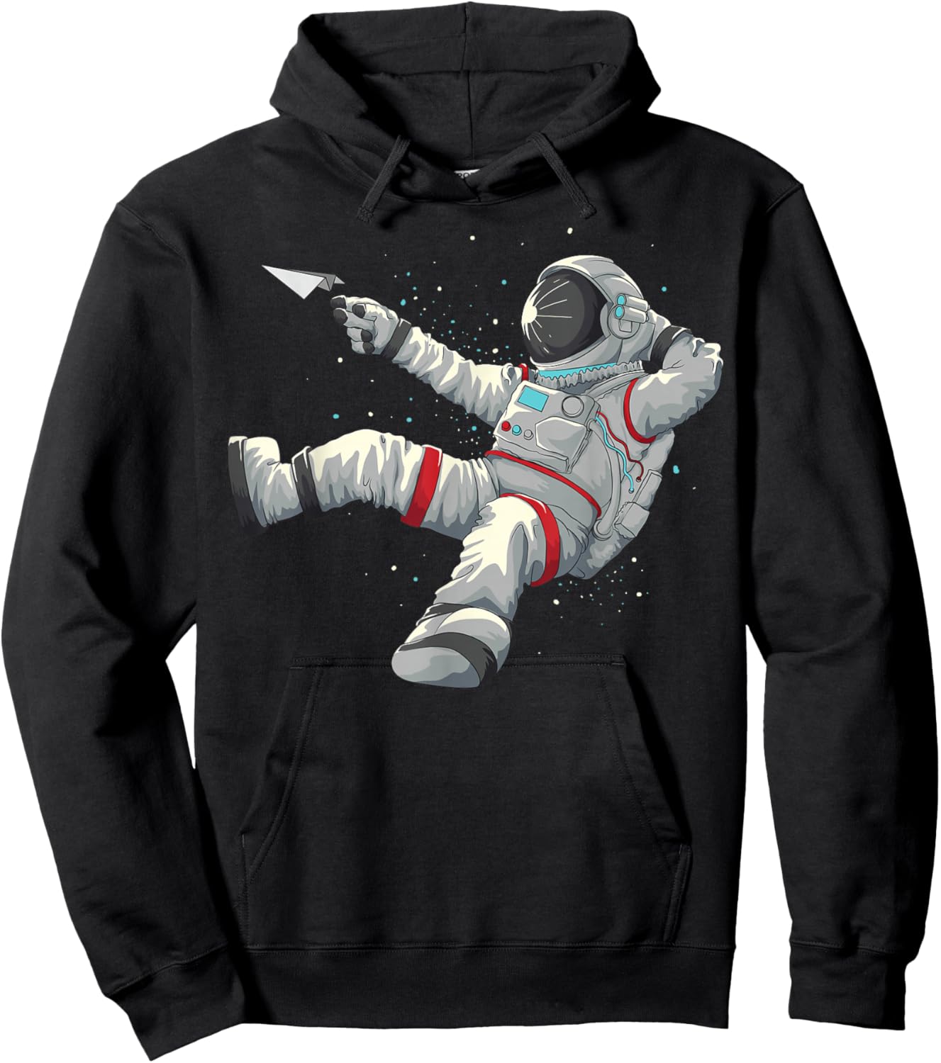 Astronaut Design Boys Kids Galaxy Outer Space Themed Hoodie - Hoodie | Black