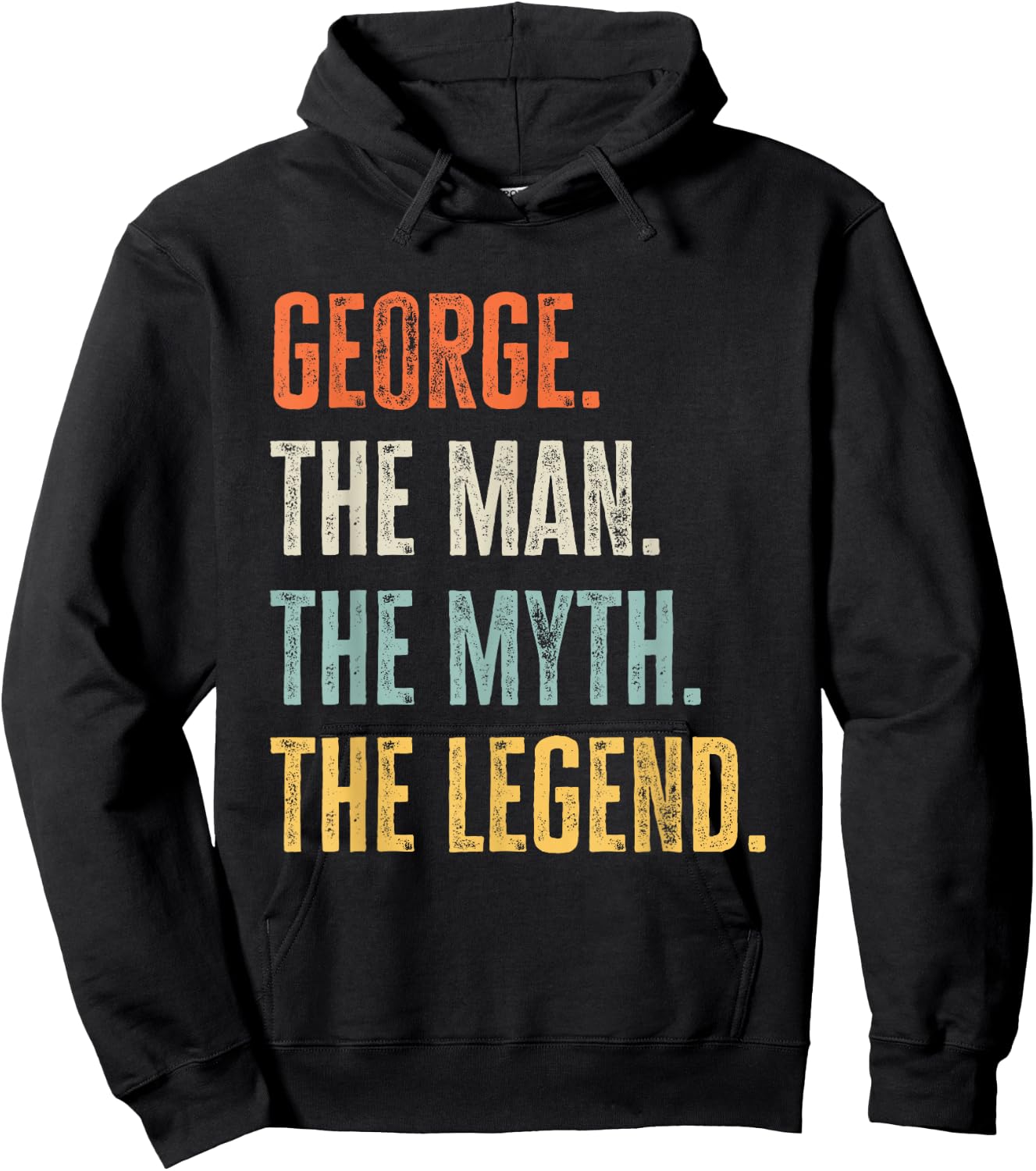 George The Best, Man Myth Legend, Funny Best Name George Small Hoodie - Hoodie | Black