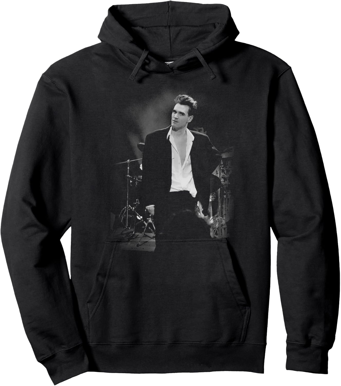 The Smiths Morrissey Live Pose by Stephen Wright Hoodie - Hoodie | Black