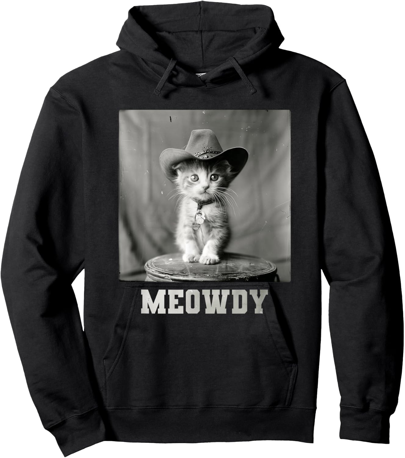Funny Cat Hoodie - Hoodie | Black