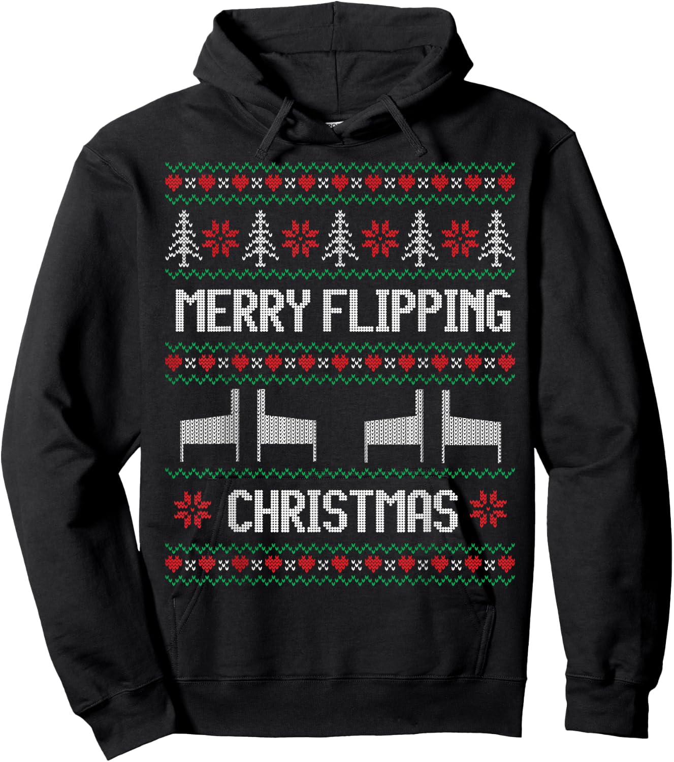 Ugly Pinball Machine Christmas Pinball Wizard Hoodie - Hoodie | Black