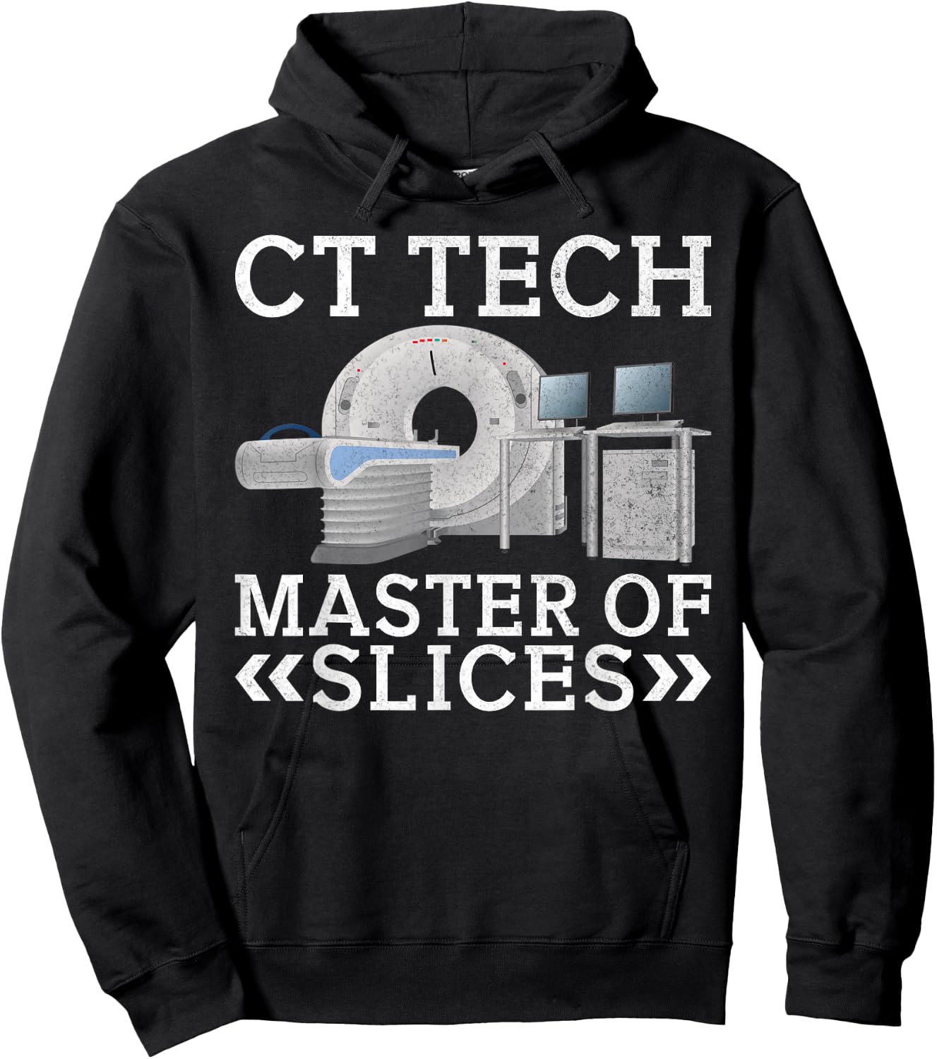 CT Tech Master of Slices Radiology Hoodie - Hoodie | Black
