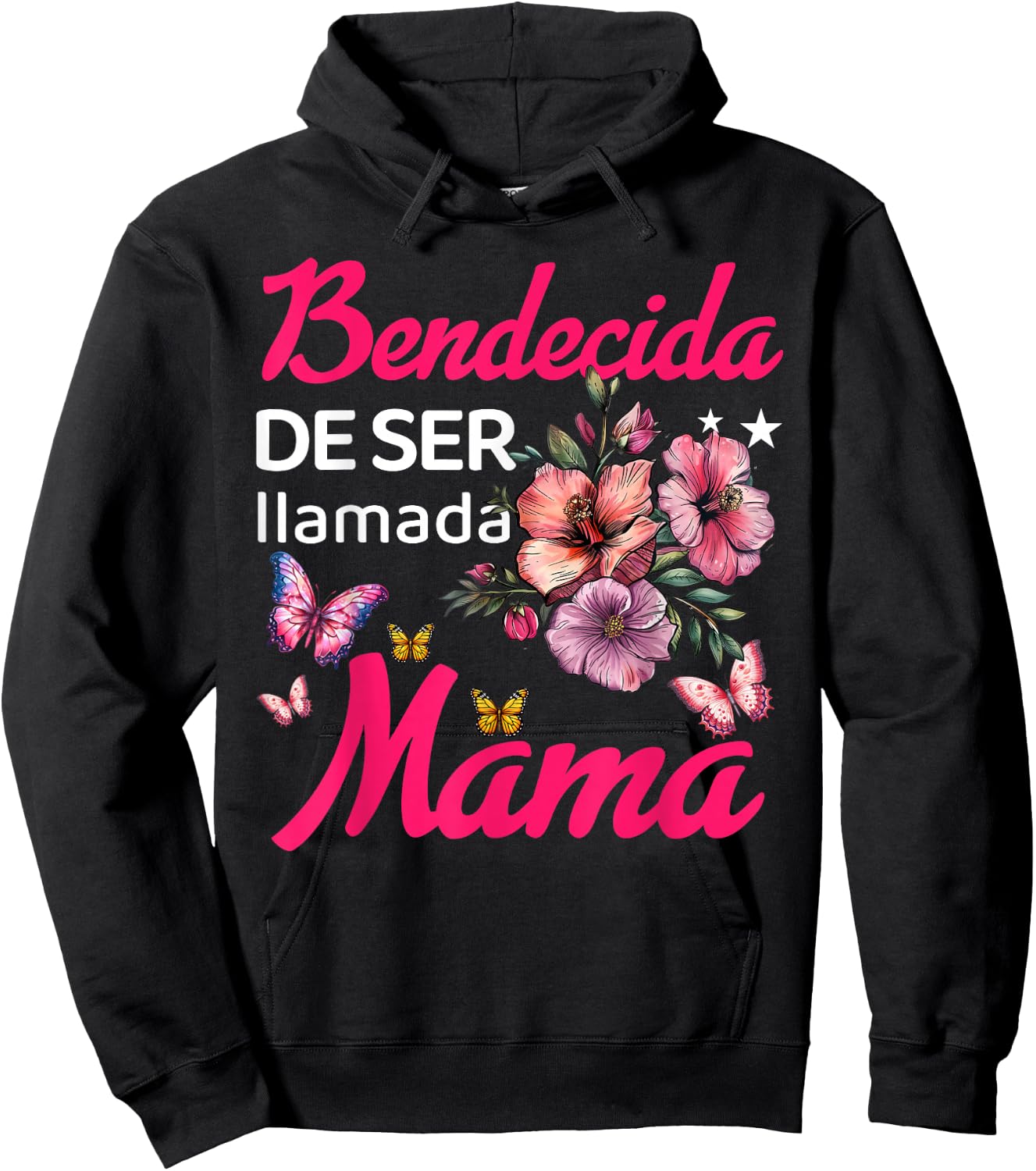 Regalos Para Mama Dia De Las Madre Espanol Camiseta Abuela Hoodie - Hoodie | Black