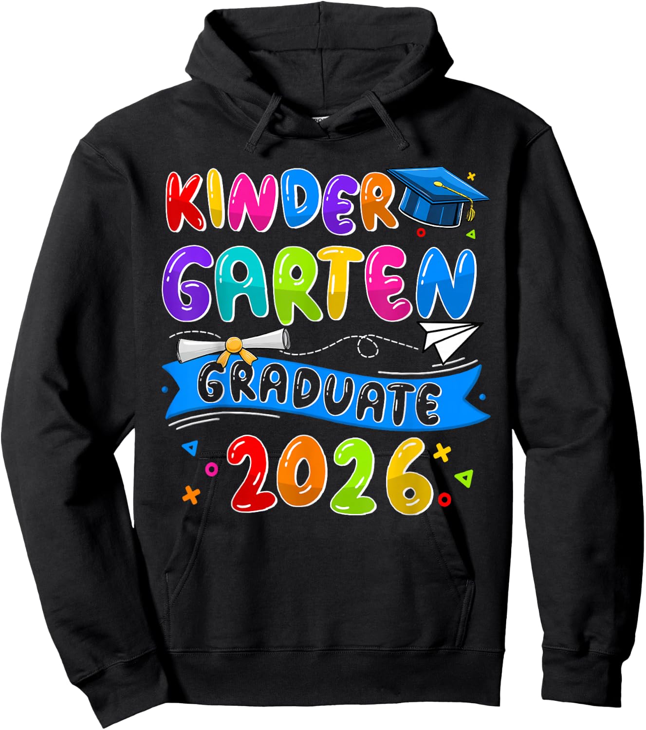 Kindergarten Graduate Kindergarten Class Of 2026 Graduation Hoodie - Hoodie | Black
