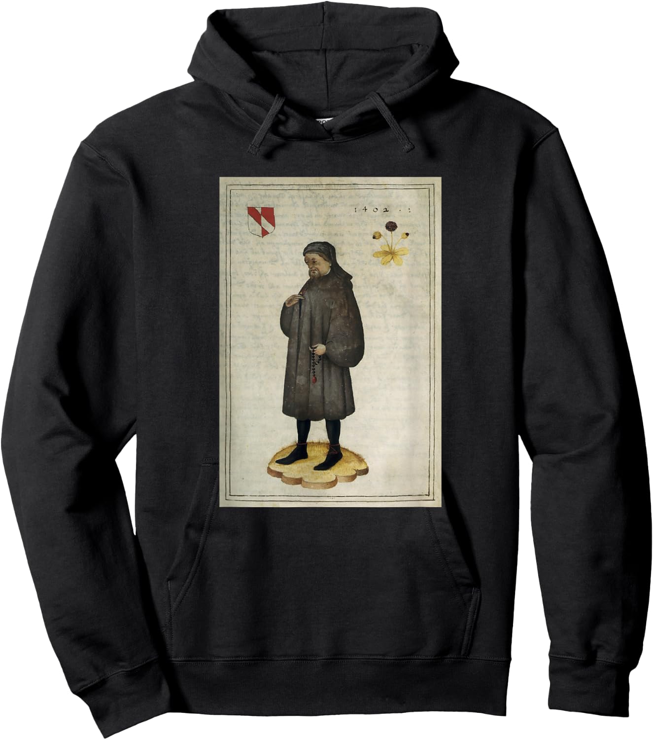 Geoffrey Chaucer Hoodie - Hoodie | Black