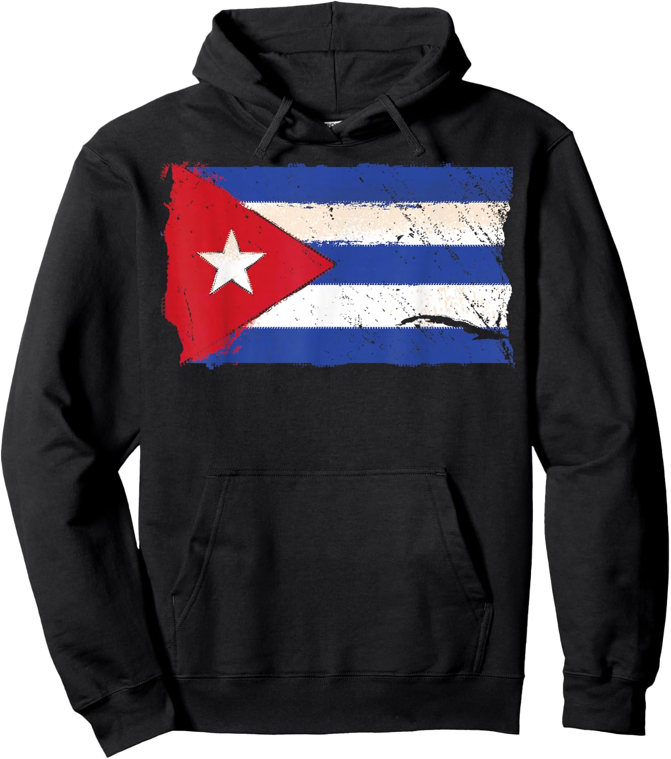 Cuba Shirt Cuban Flag Graphic Hoodie - Hoodie | Black