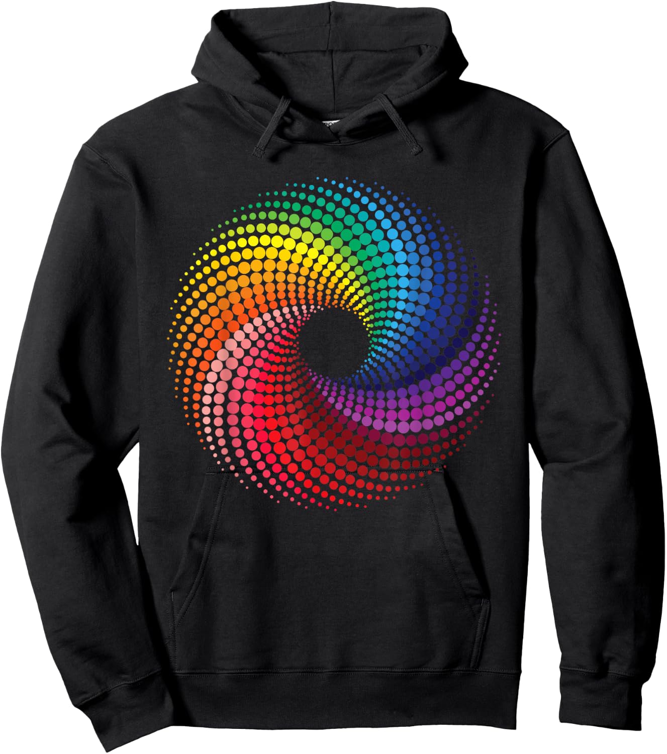 September 15th Dot Day Shirt Multicolor Rainbow Dot Hoodie - Hoodie | Black