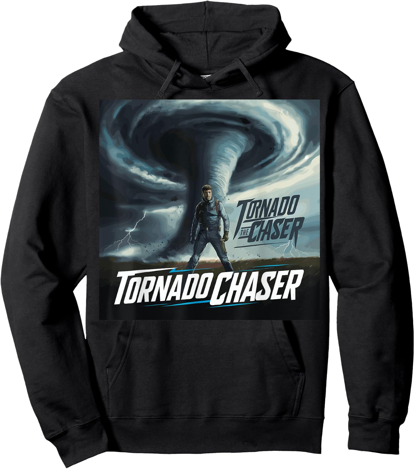 Tornado Costume Tornado Chasers Storm Hunter Storm Tornado Hoodie - Hoodie | Black