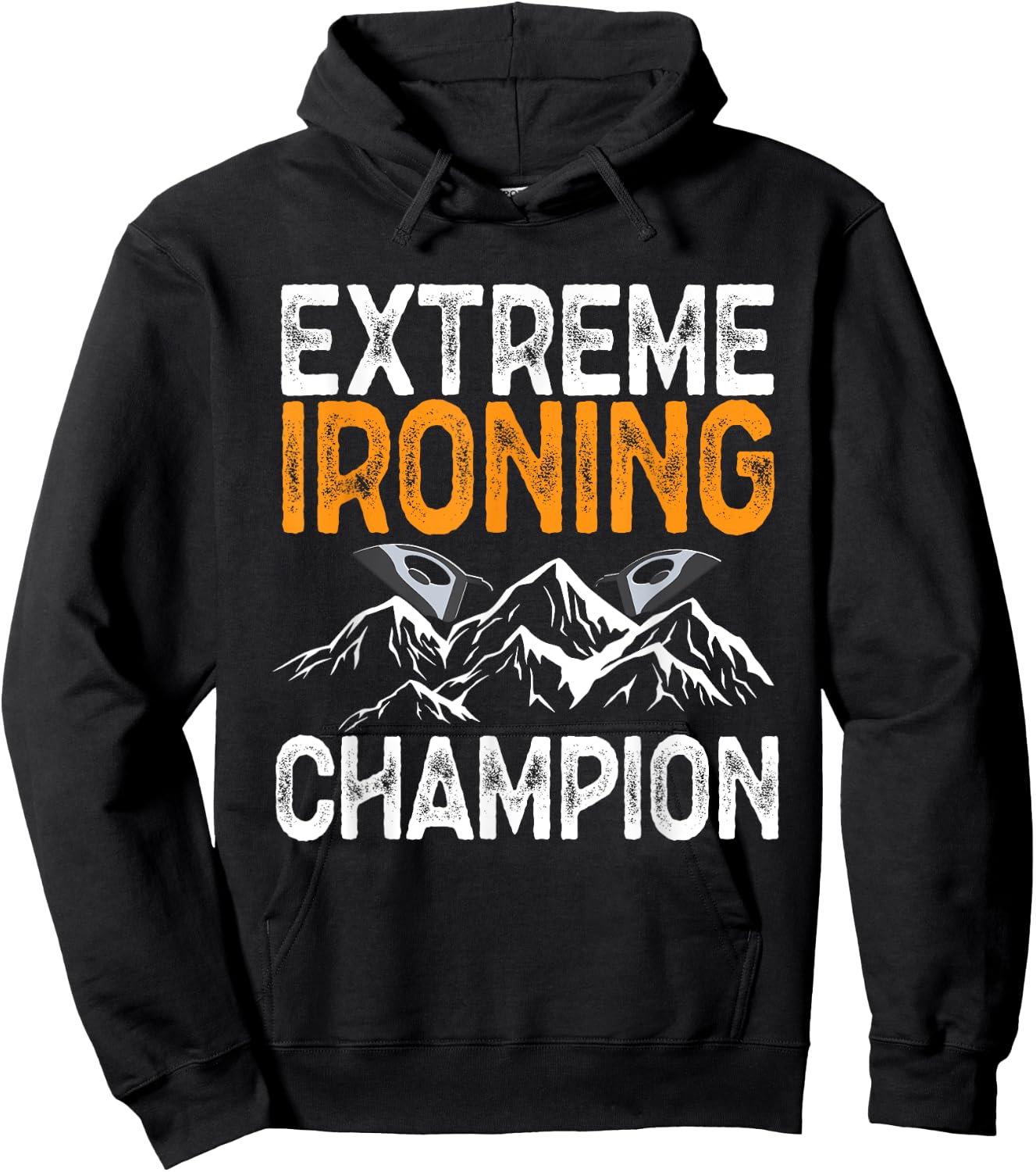 Extreme Ironing Champion Ironed Sport Extreme Ironing Hoodie - Hoodie | Black
